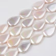 Kép 1/3 - 4db természetes édesvízi csepp alakú gyöngy (18x13x4mm)
