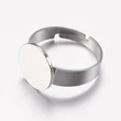 Kép 1/3 - Nemesacél ragasztható gyűrűalap (12mm)