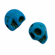 Kép 1/2 - Szintetikus howlit kék koponya gyöngy (9x7,5mm)