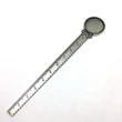 Kép 1/3 - Antikolt ezüst színű masnis könyvjelző (20mm)