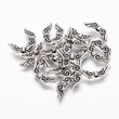 Kép 2/2 - Antikolt ezüst színű angyalszárny köztes (5x15mm)/5db