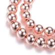 Kép 1/3 - 10db Rozé arany színű golyó alakú köztes (3mm)