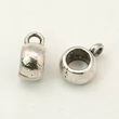 Kép 1/2 - Antikolt ezüst színű medáltartó (8x5mm)