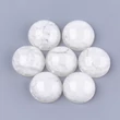 Kép 1/2 - Glitteres krémfehér színű műgyanta kaboson (16mm)/4db