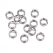 Kép 1/3 - 10db nemesacél dupla szerelőkarika (6mm)