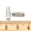 Kép 3/3 - 2db Ezüst színű csavaros kapocs (11.4x4.5mm)