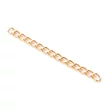 Kép 1/2 - 4db Nemesacél arany színű lánchosszabbító (47~53x3mm)