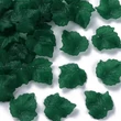 Kép 1/7 - 10db áttetsző sötétzöld levél medálka (24x22,5x3mm)