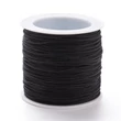 Kép 1/2 - Fekete színű microcord zsinór (1mm) /5 méter