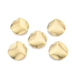 Kép 2/3 - Arany színű 18K arannyal futtatott lapos kerek fityegő (24x0.7mm)