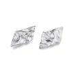 Kép 2/5 - Arany színű rombusz, 18K arannyal futtatott fityegő (32.5x18x1mm)