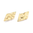 Kép 5/5 - Arany színű rombusz, 18K arannyal futtatott fityegő (32.5x18x1mm)