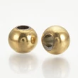 Kép 1/2 - 1db Arany színű nemesacél golyó alakú köztes (8mm)