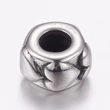Kép 1/2 - Nemesacél szíves gyöngy (10x6mm)