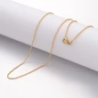 Kép 1/2 - Arany színű Nemesacél nyaklánc 18K arany bevonattal (50cm)