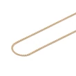 Kép 3/3 - Arany színű nemesacél szerpentin nyaklánc (50cm)