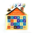 Kép 2/2 - Adventi naptár ház szilikon öntőforma 