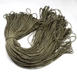Kép 1/2 - Csíkos sötét oliva paracord zsinór (2mm)