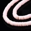 Kép 1/4 - Halvány pink polimer lapított gyöngy (8mm/190db)