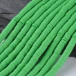 Kép 1/4 - Lime zöld színű polimer lapított gyöngy (8mm/190db)