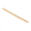 Kép 3/3 - 4db Nemesacél arany színű lánchosszabbító (47~53x3mm)