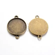 Kép 1/2 - Antikolt bronz színű kapcsolóelem (20mm)