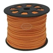 Kép 1/3 - Sötét narancs hasított bőrszál (3mm)