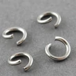 Kép 1/4 - 50db nemesacél szimpla szerelőkarika (6mm)