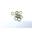 Kép 1/2 - 10db antikolt bronz színű szimpla vastag szerelőkarika (10mm)