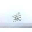 Kép 1/2 - 10db Ezüst színű szimpla vastag szerelőkarika (10mm)
