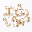 Kép 2/2 - 4db Nemesacél arany csomófogó 24K arany bevonattal (9x4x4mm)
