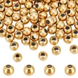 Kép 2/2 - 1db Arany színű nemesacél golyó alakú köztes (8mm)