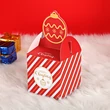 Kép 1/2 - Merry Christmas piros csúcsos díszdoboz (18x8,5cm)