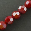 Kép 1/2 - 10db Csiszolt sötét piros üveggyöngy (8x7mm)