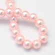 Kép 3/4 - Rózsaszín tekla üveggyöngy szálban (5mm)/186db