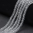 Kép 2/3 - Csiszolt áttetsző üveggyöngy (8x6mm) (65-68db)