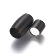 Kép 2/2 - Nemesacél gunmetál végzáró mágneskapoccsal (15x9mm)