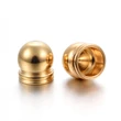 Kép 1/2 - Nemesacél arany színű végzáró (8,5x8mm)