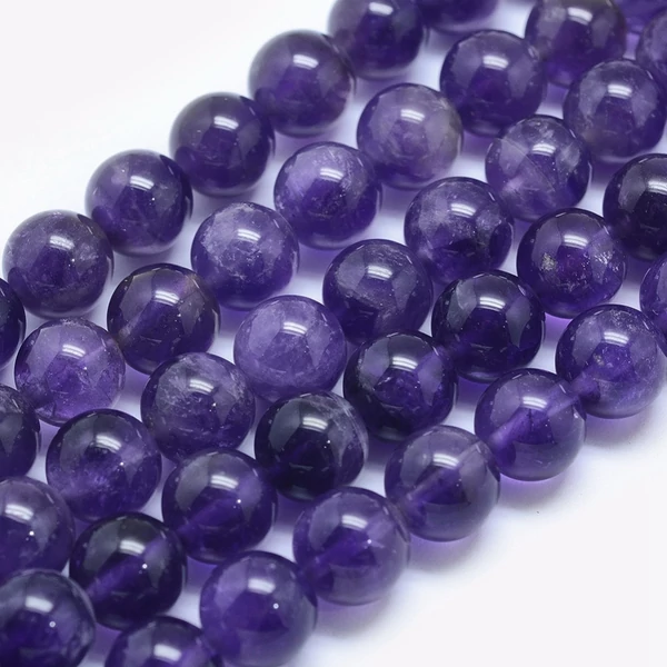 Ametiszt ásványgyöngy (8mm)/10db