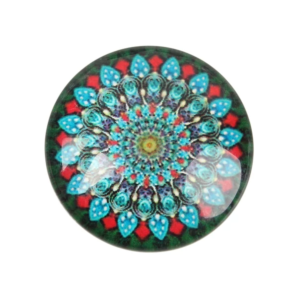 Mandala mintás üveglencse (20mm)