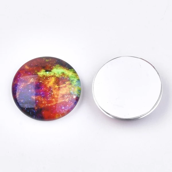 Galaxis mintás üveglencse (25mm)