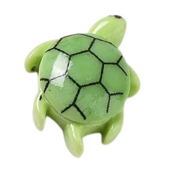 Teknős műgyanta kaboson  (17x15x6mm)