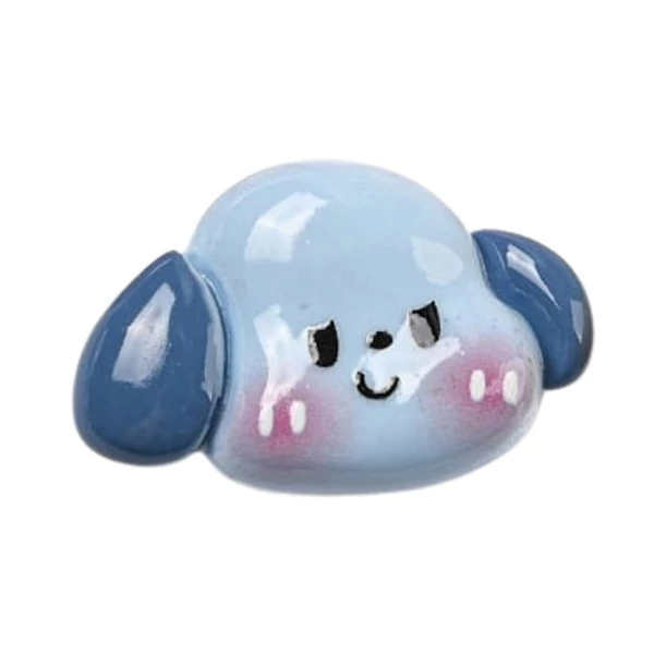 Kutyus műgyanta kaboson  (25x20x8mm)