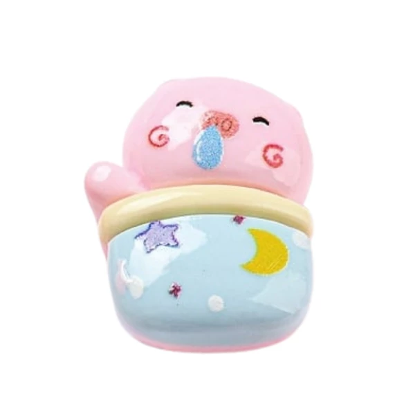 Malacka hálózsákban kaboson  (25x20x8mm)