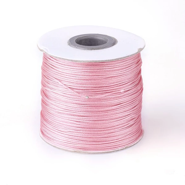 Rózsaszín színű viaszolt szál (0.8mm) 
