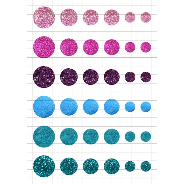 Glitter-1 Üveglencsés ékszerpapír több méret A5