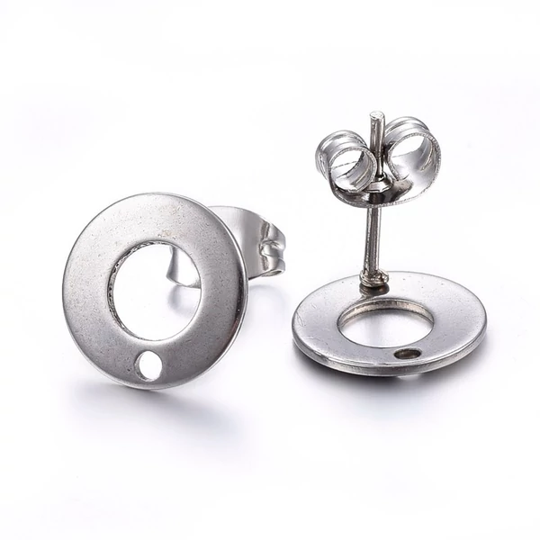 1pár nemesacél bedugós tovább építhető fülbevalóalap 1pár nemesacél bedugós tovább építhető fülbevalóalap