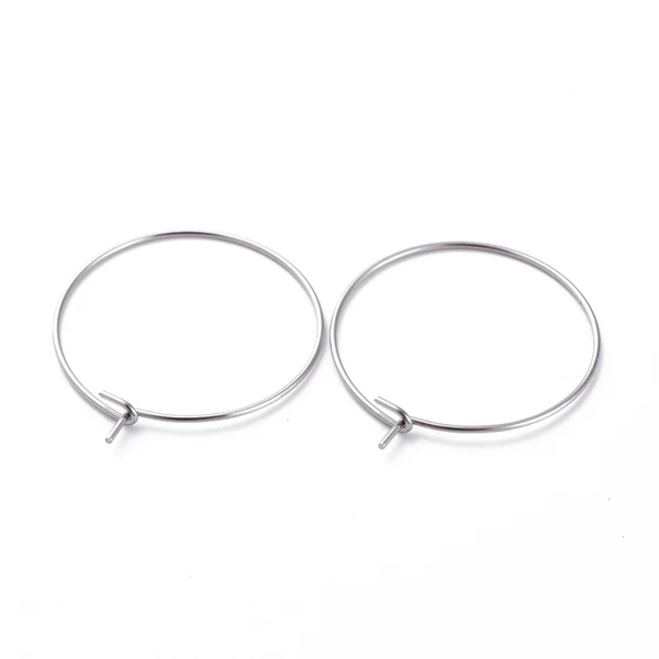 1 pár nemesacél kör nyitható fülbevalóalap (25mm) 1 pár nemesacél kör nyitható fülbevalóalap (25mm)