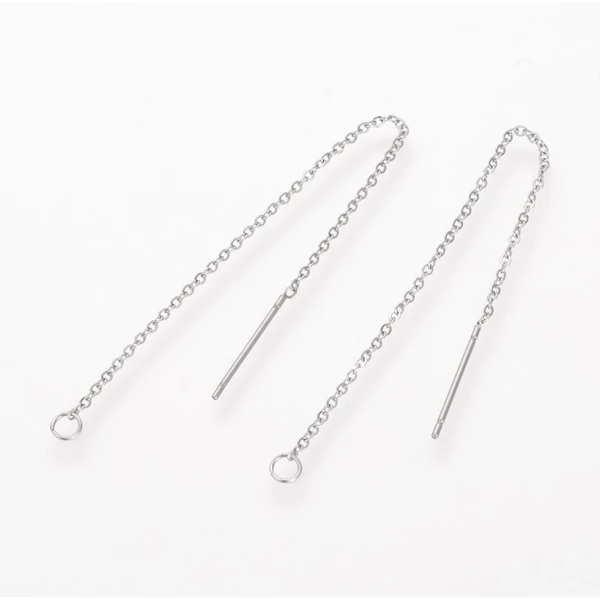 Nemesacél lánc fülbevalóalap Nemesacél lánc fülbevalóalap