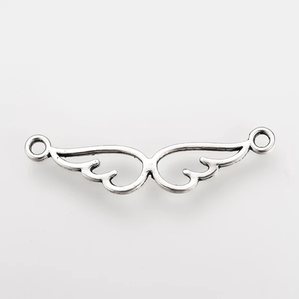 4db Antikolt ezüst színű szárny alakú kapcsolóelem